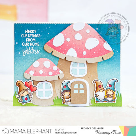 MAMA ELEPHANT: Little Girl Gnome Agenda | Stamp – Doodlebugs