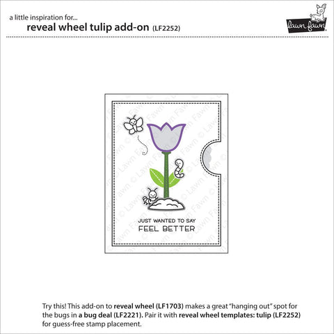 Lawn Fawn reveal wheel tulip add-on ̹ ˻