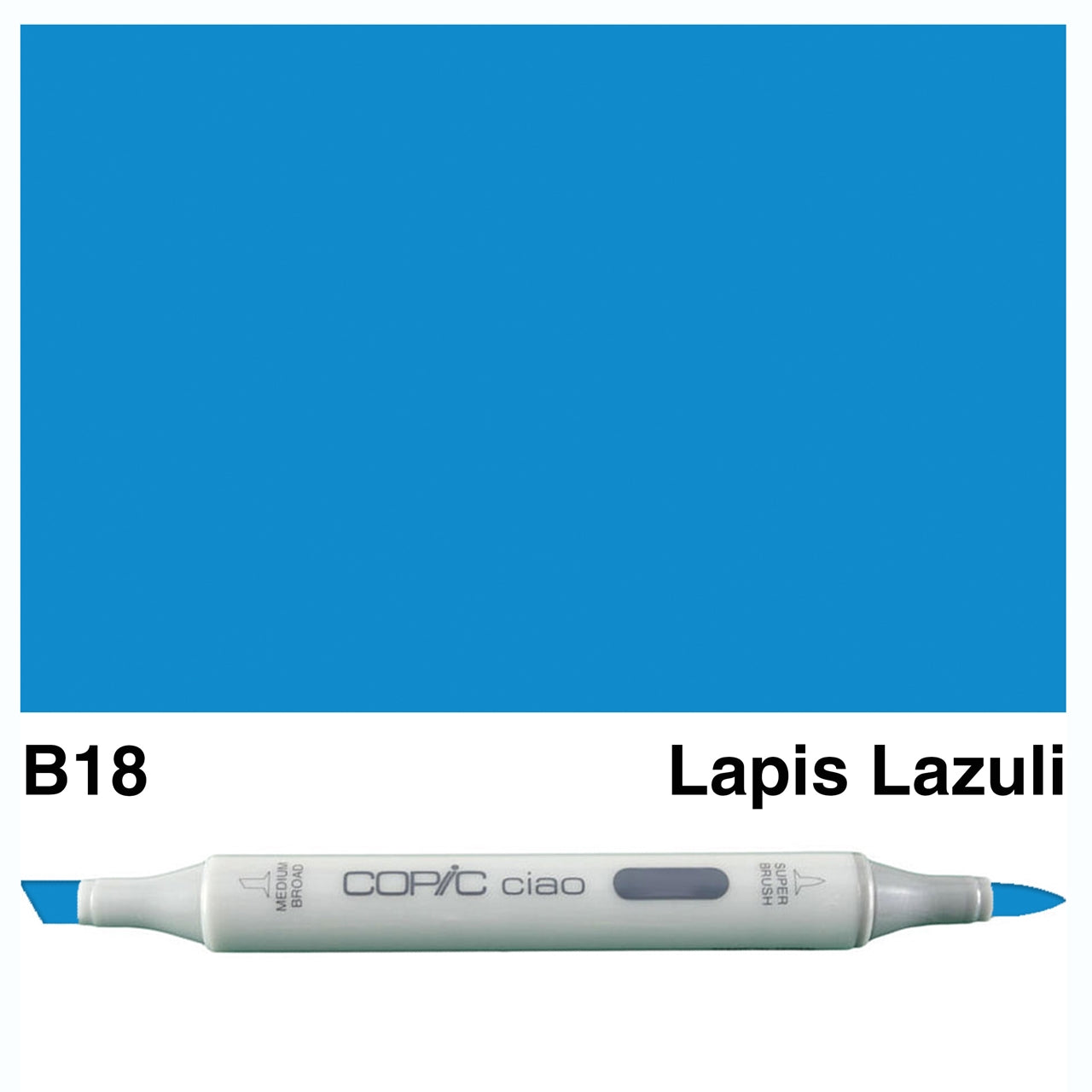 COPIC: Ciao Marker B18 (Lapis Lazuli) ORMD – Doodlebugs