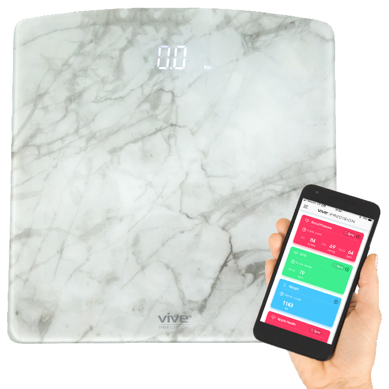 Vive Health Digital Heart Rate Scale Compatible with Smart Devices