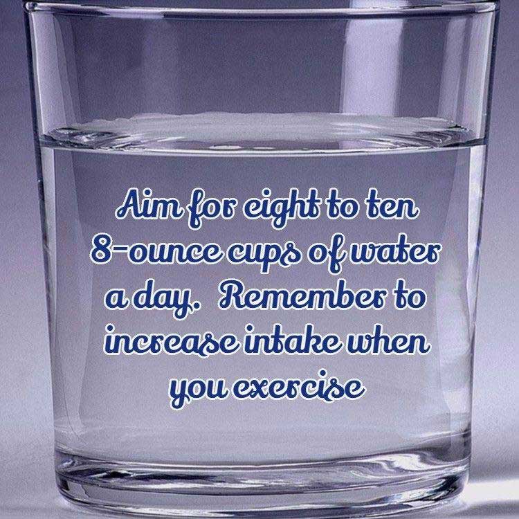 glass of water