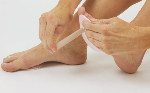 Fastening toe splint