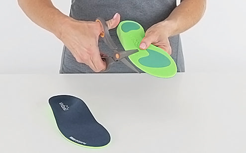 cut insoles for customized fit