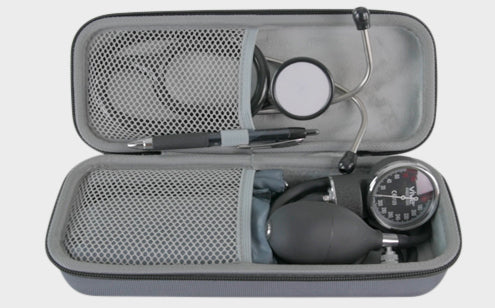 Stethoscope case fits standard stethoscope