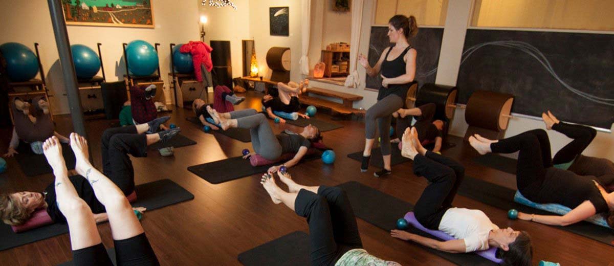 Group Pilates classes