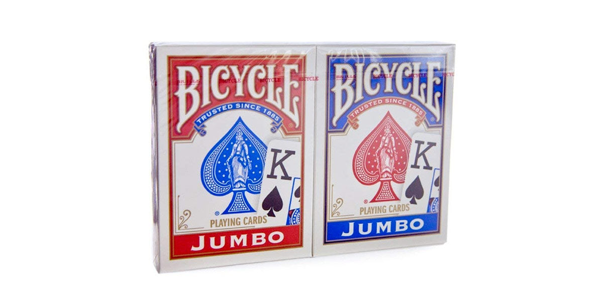 Red & Blue Jumbo Index Playing Cards