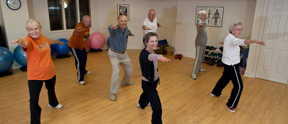 Seniors Exercising