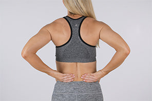 woman with back pain