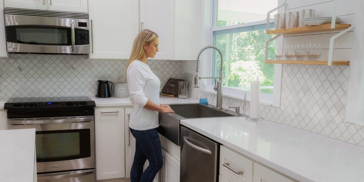 Woman in the kitchen