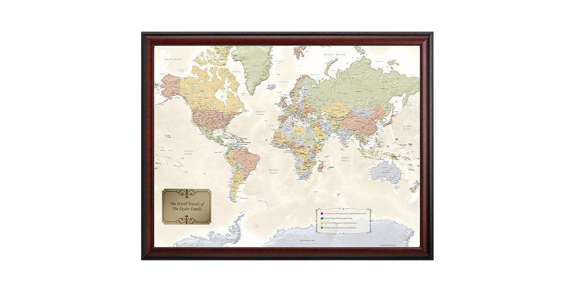 World Traveler Map by Map Your Travels