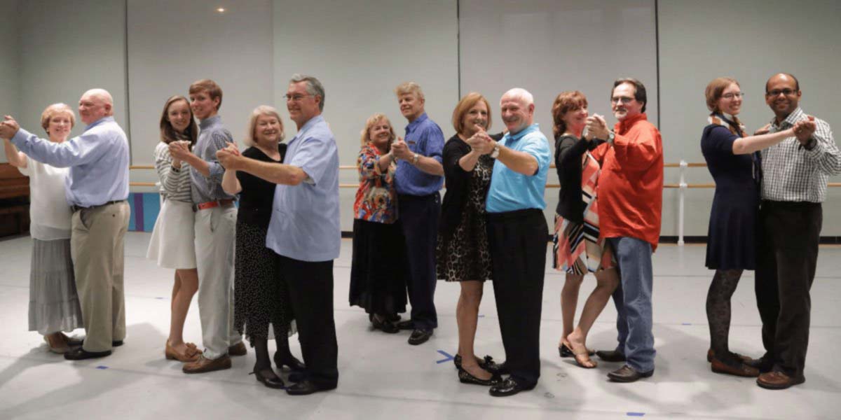 group picture of dance class