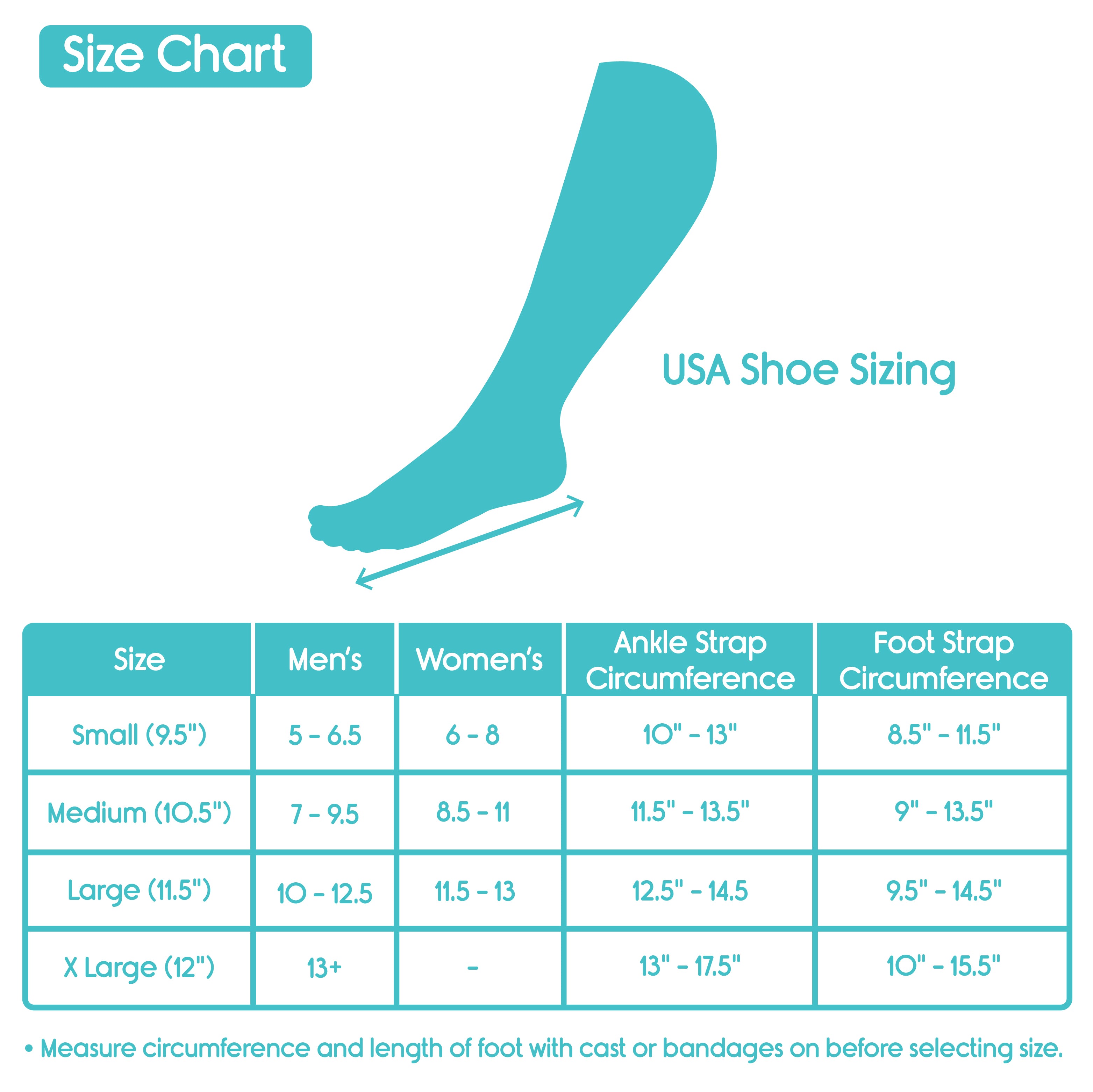 Op Size Chart