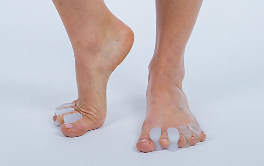 Toe Gel-Lined Compression Socks & Big Toe Protector - Toe Separator Spacer  Stretcher