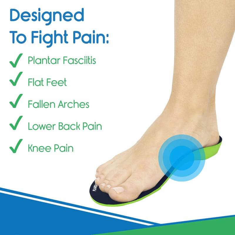 vivesole plantar fasciitis insoles foot orthotics men's