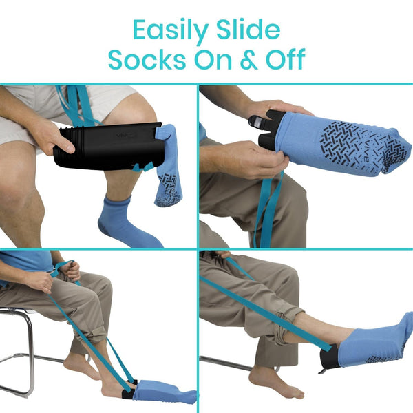 Sock Assist and Remover - Easy Pull Up Assistance - Vive Health