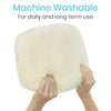 Machine washable for daily and long term use