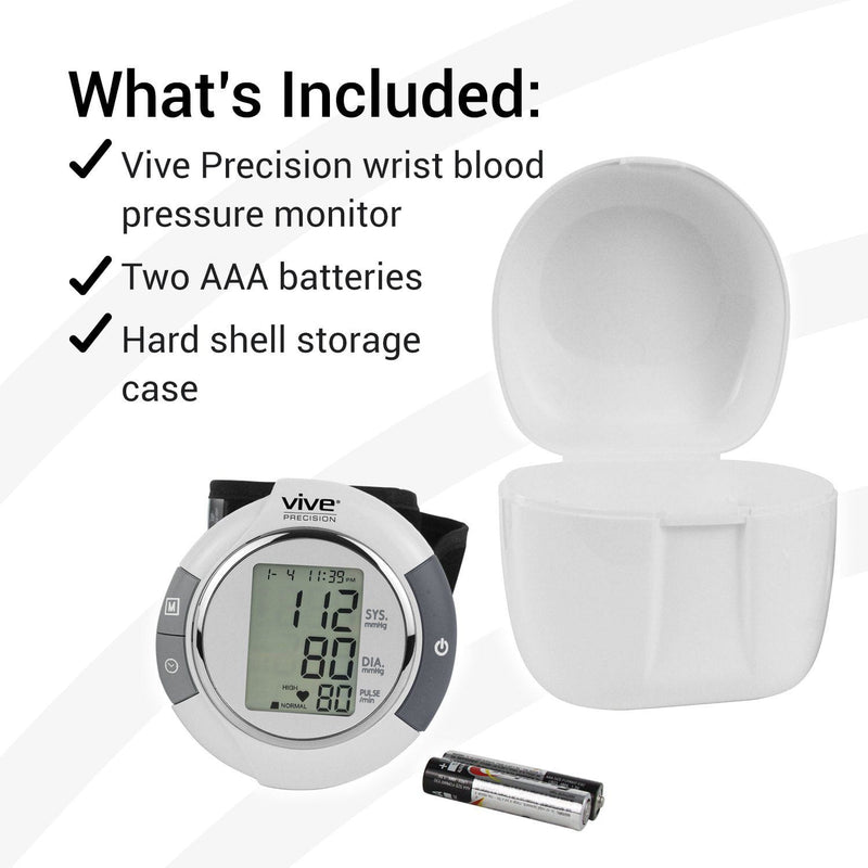 vive precision wrist blood pressure monitor