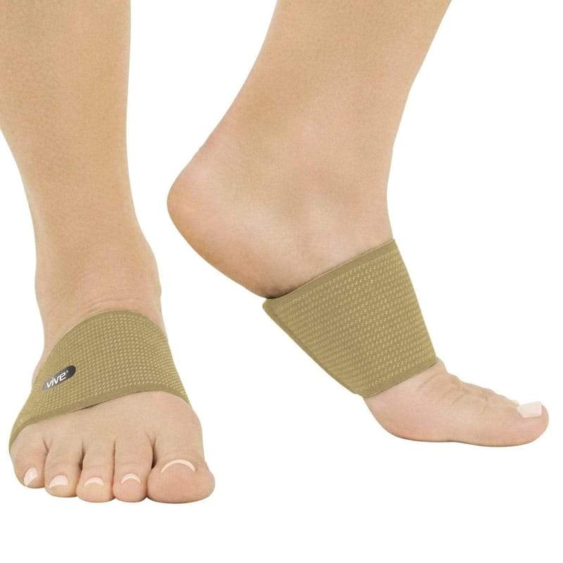 Plantar Fasciitis Arch Support Band (Pair) High Arches Foot Brace, Flat ...