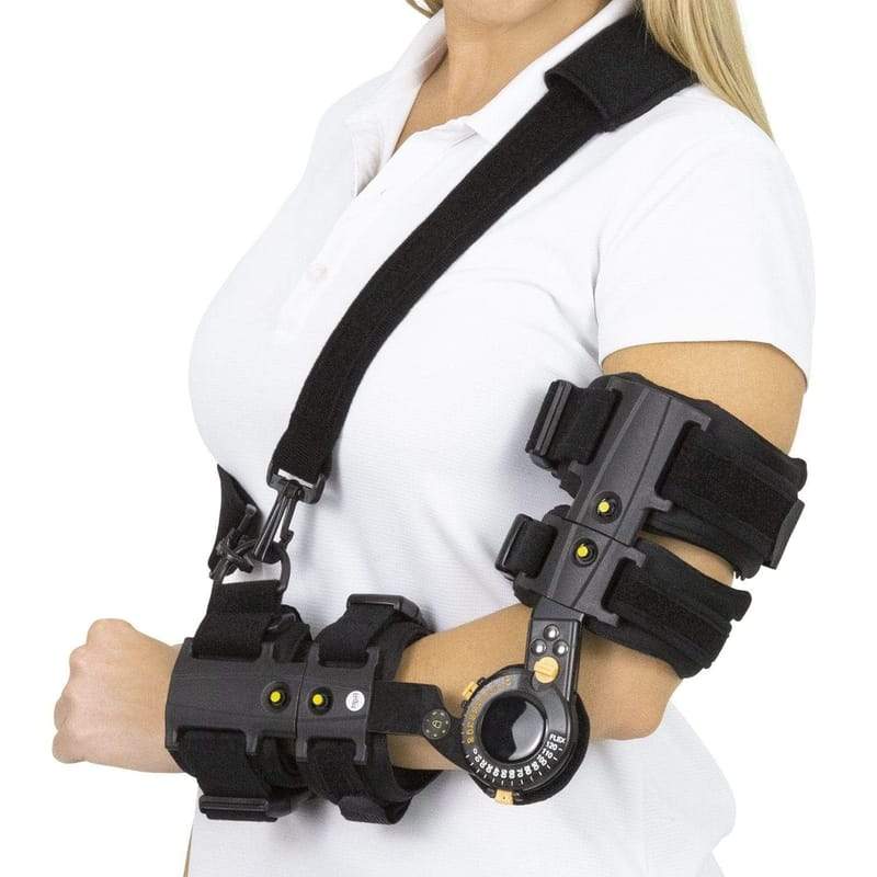 Hinged Elbow Brace Range Of Motion Support Vive Health 5107