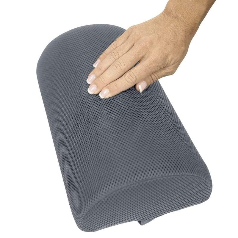 Vive Lumbar Roll - Cervical Cushion Support Pillow - Lower Back Pain Relief  in Car, Office Chair, Computer - Firm Ergonomic Mesh Portable Travel