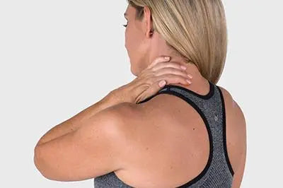 woman with back pain