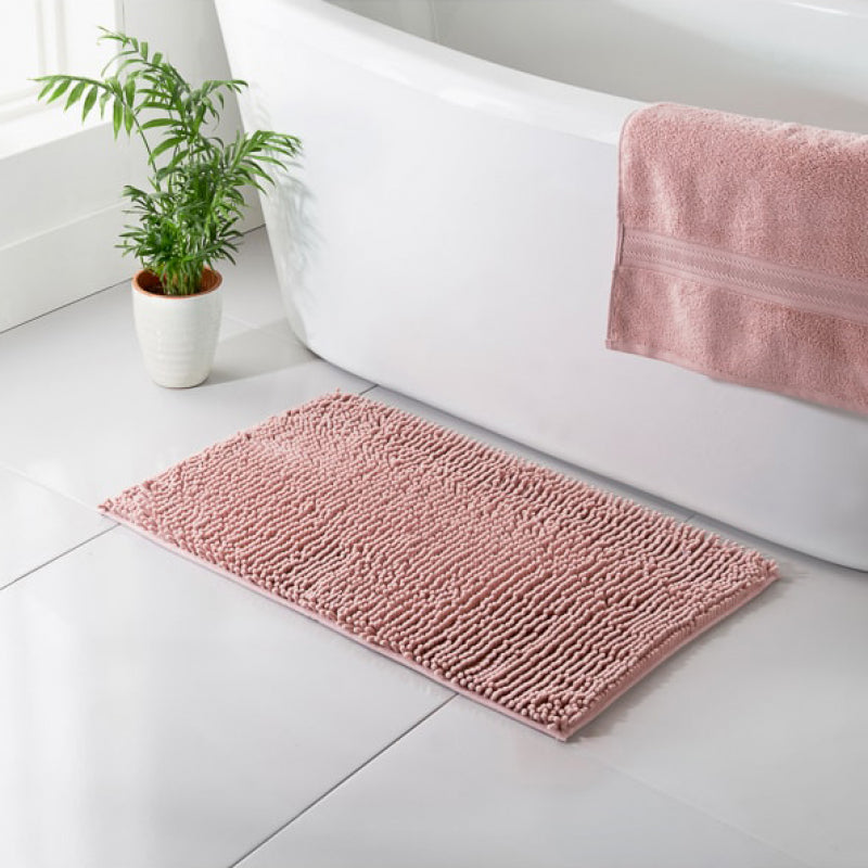 Tapis de bain rose luxueux pour une atmosphère apaisante