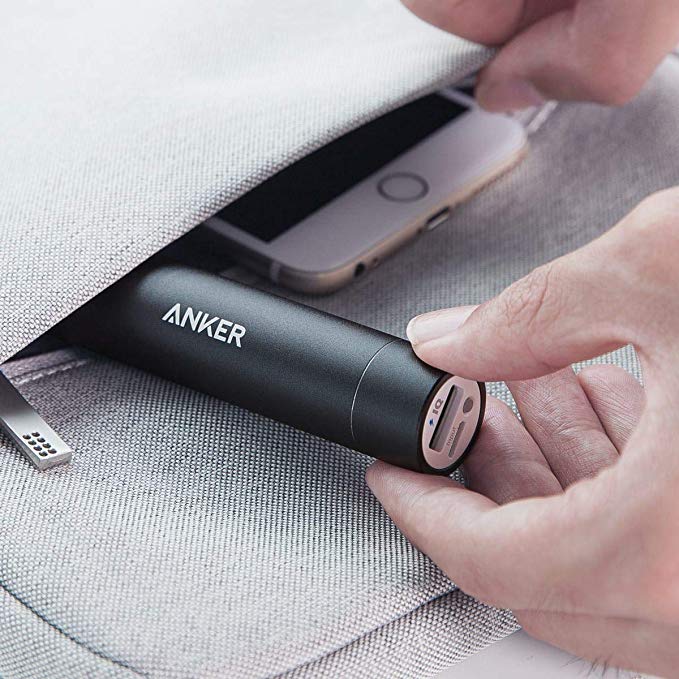 Lipstick size portable charger by Anker