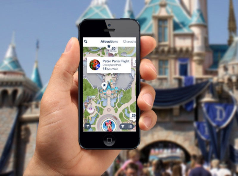 Disneyland vacation planning must-download apps on smartphone