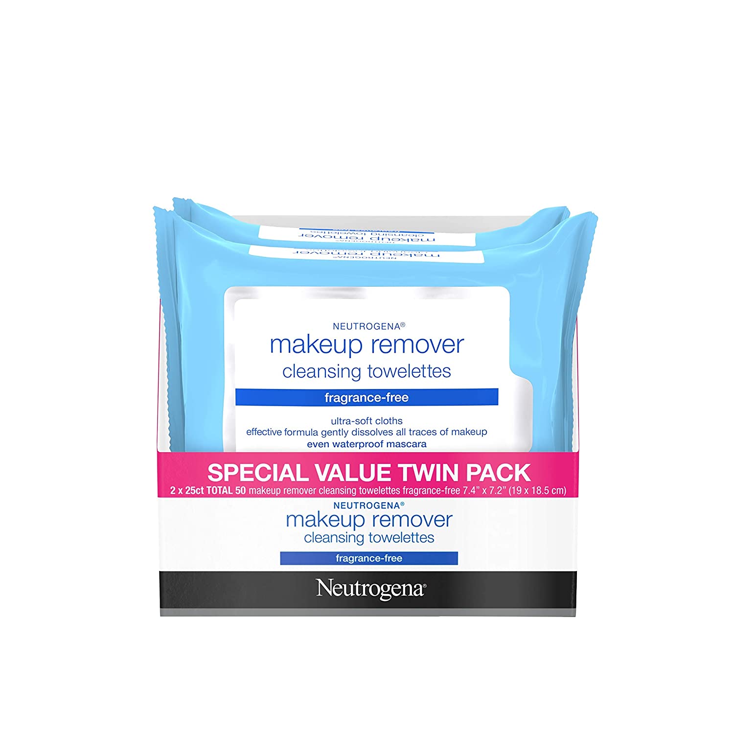 Makeup remover cleansing towelettes