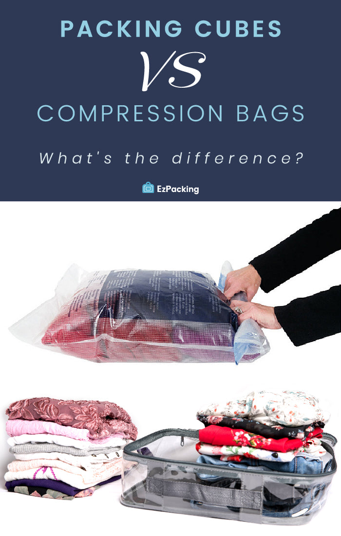 Packing Cubes vs Compression Bags (2023): What's the Difference