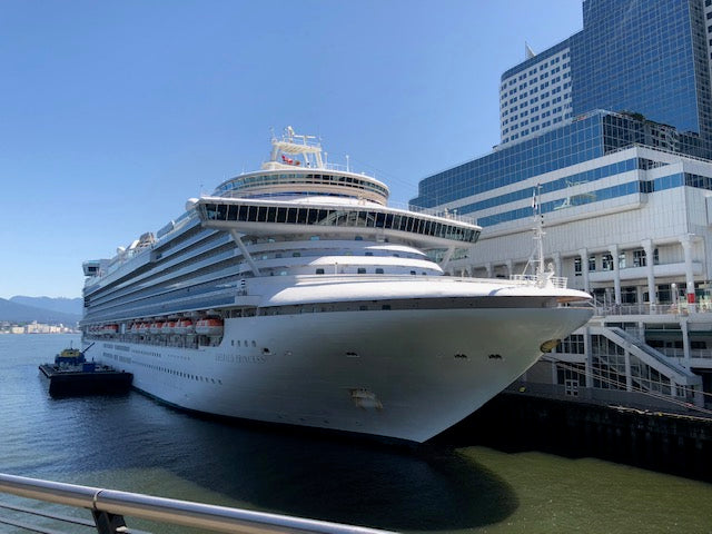 Sonia and her husband going on a cruise