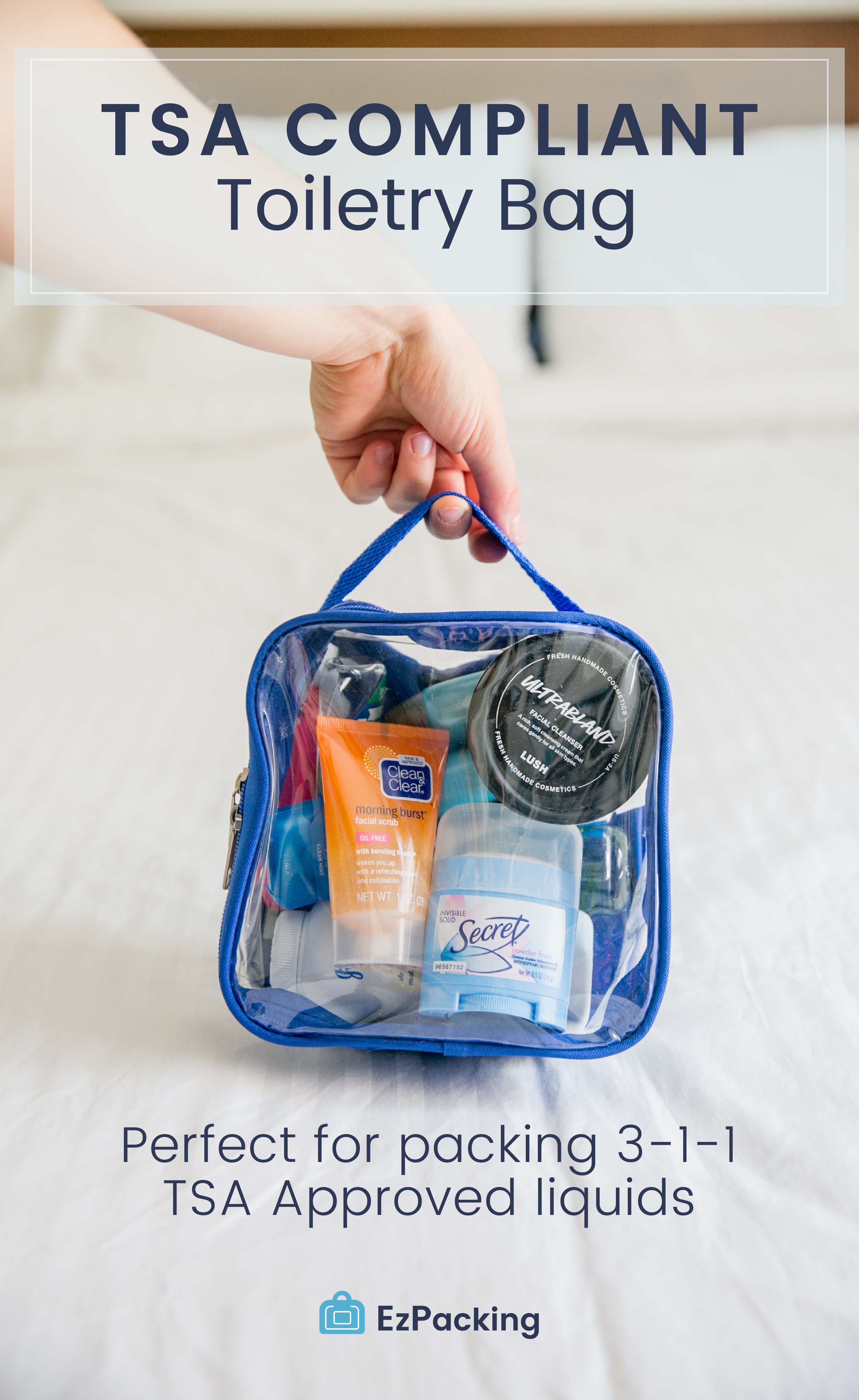 travel quart bag