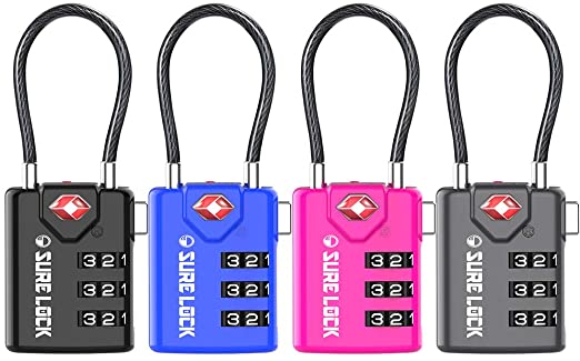 TSA approved luggage locks