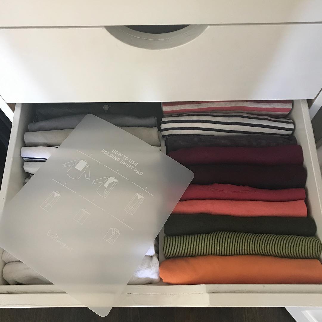 Travel Shirt Folding Board (3PC Set) - Laundry Folder for