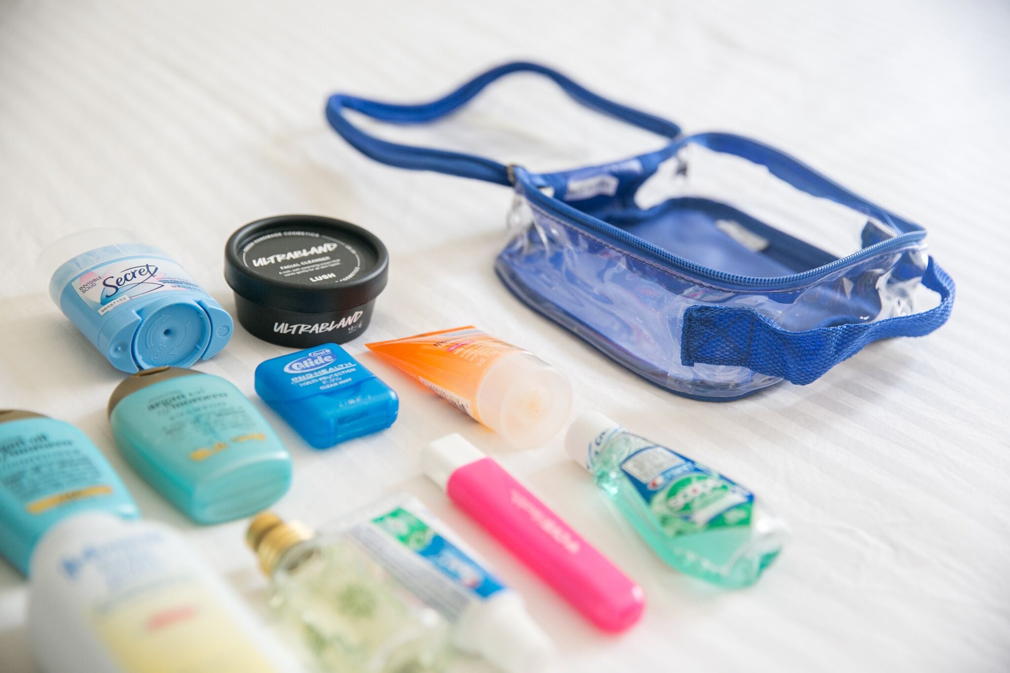 essential travel toiletries