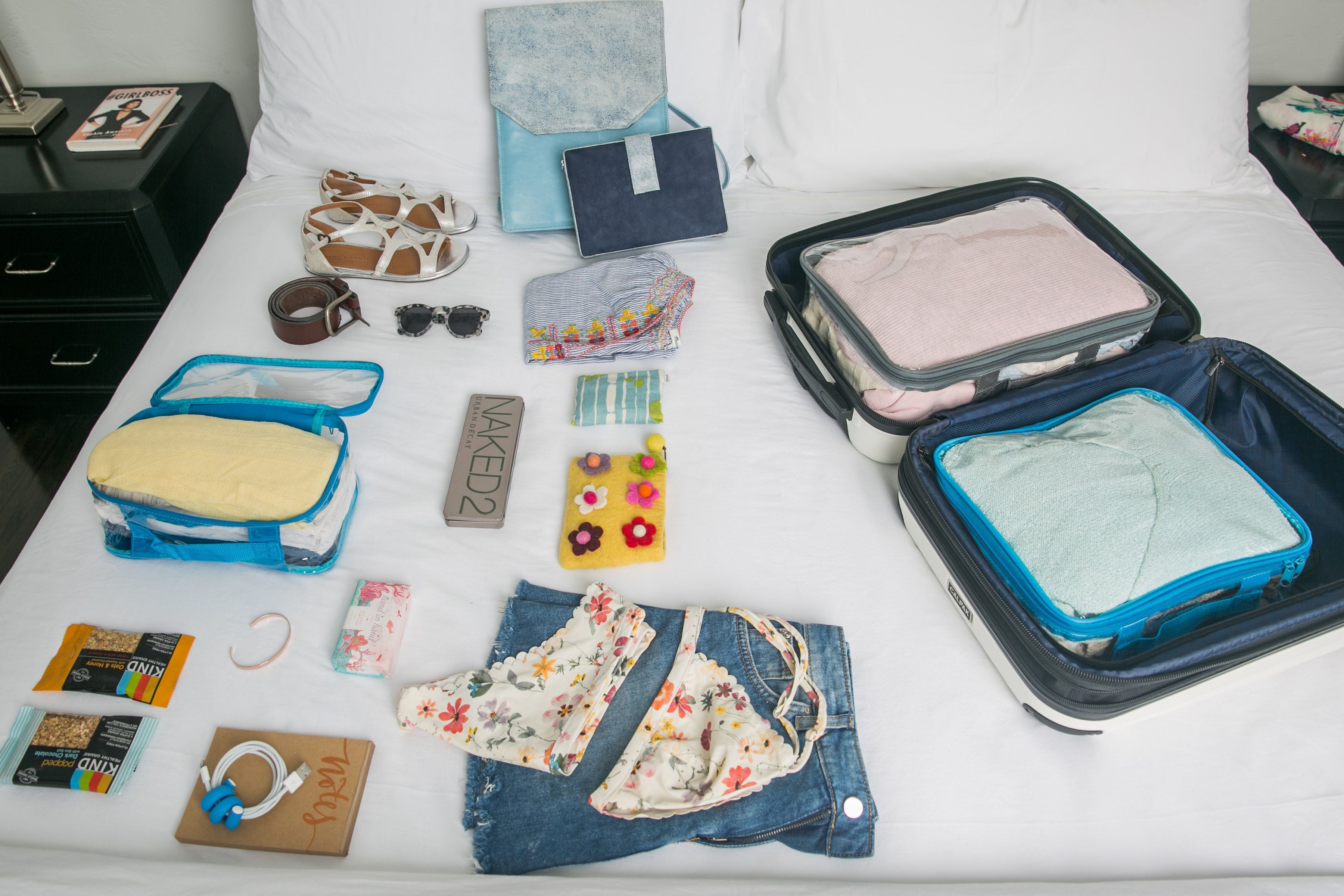 Travel essentials for packing a carry on suitcase