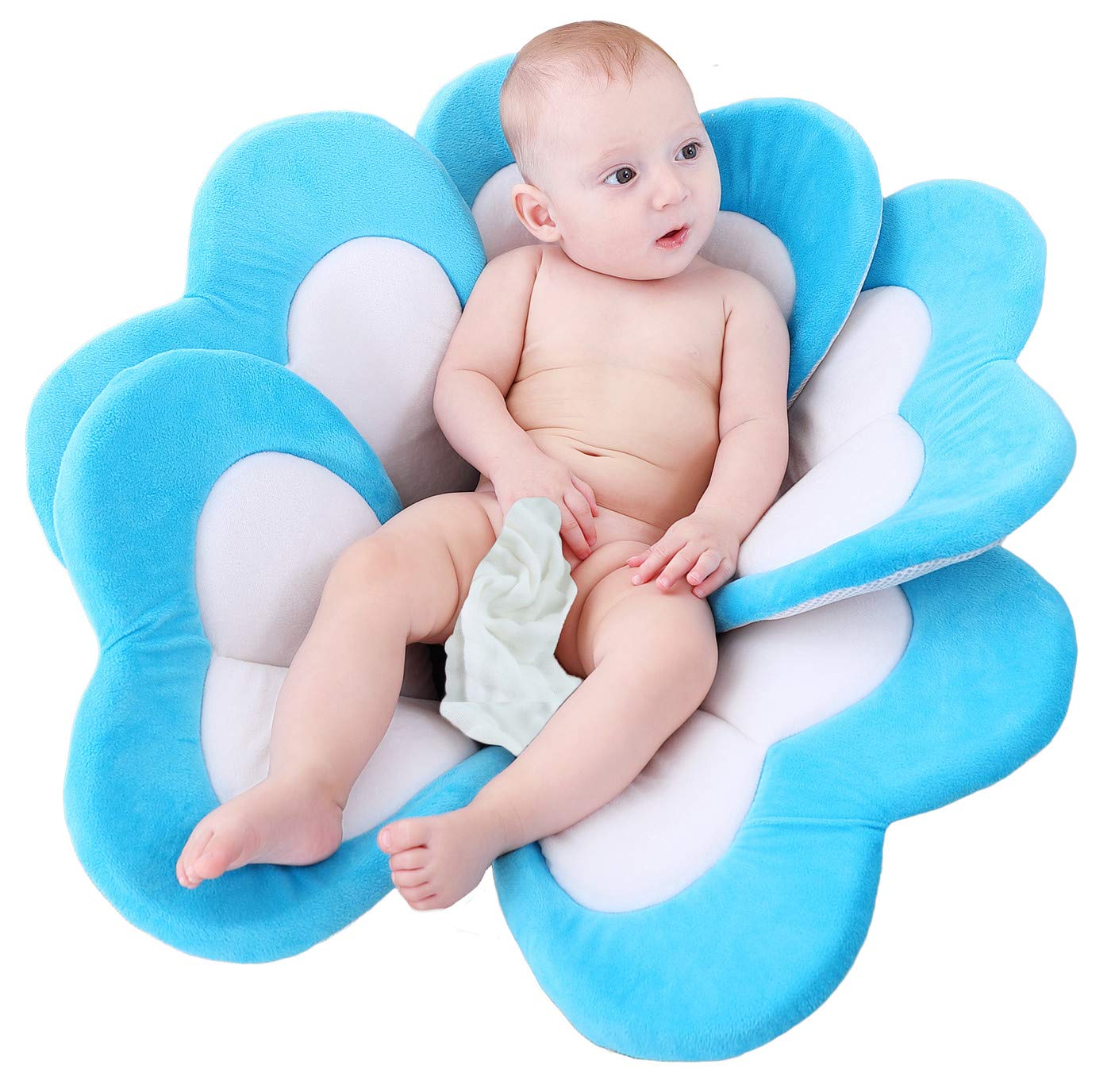 Varnessa baby bath flower blue