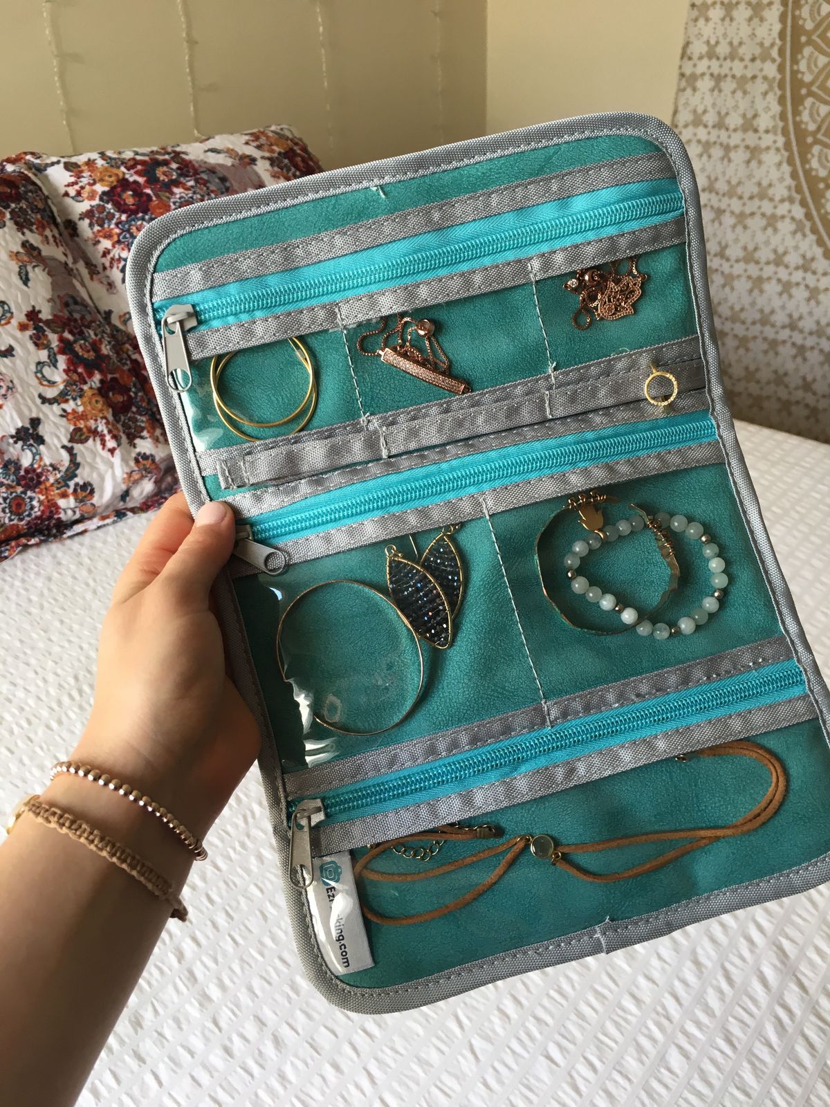 EzPacking Travel Jewelry Roll