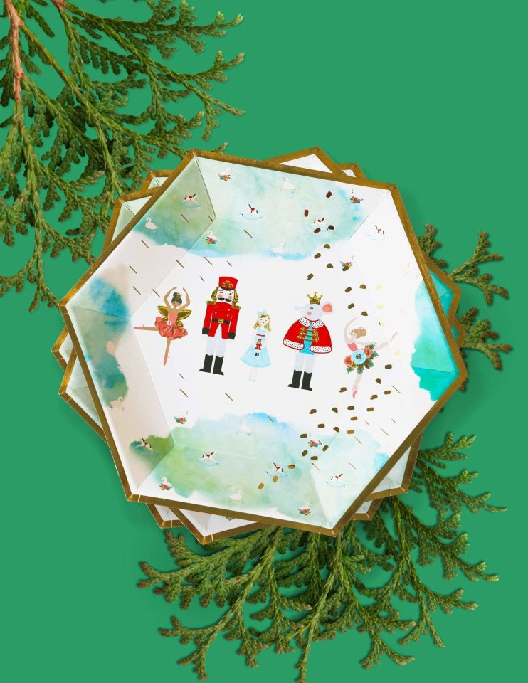 nutcracker paper plates