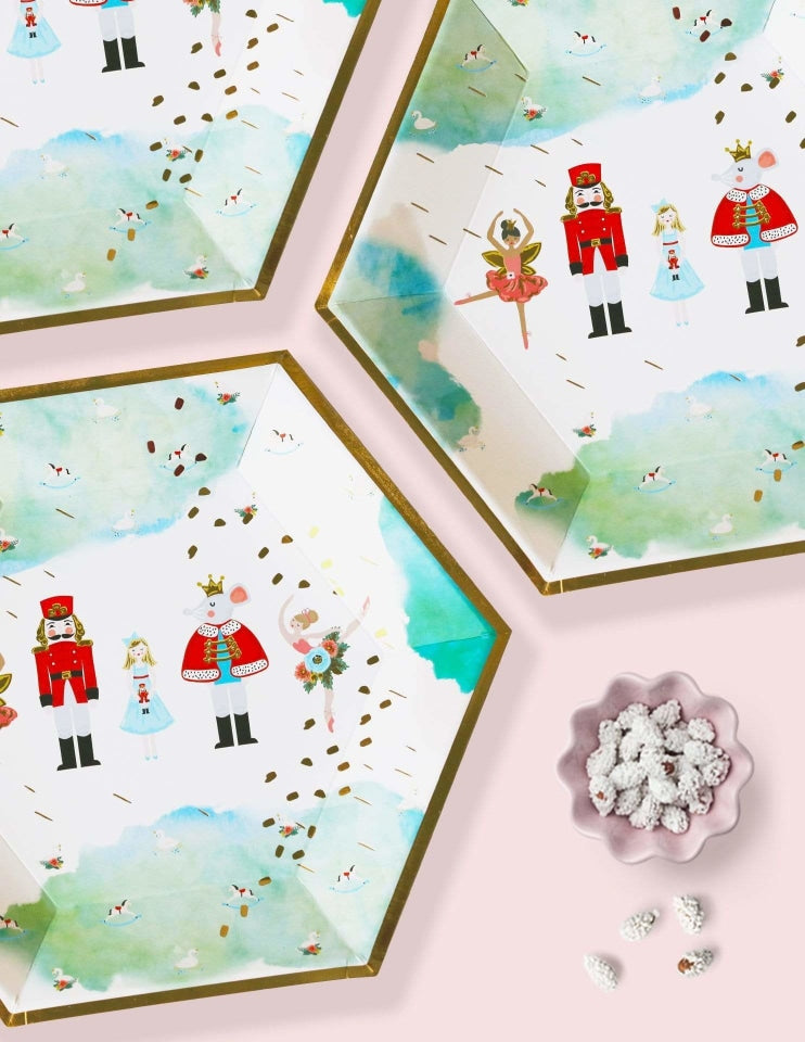 nutcracker paper plates