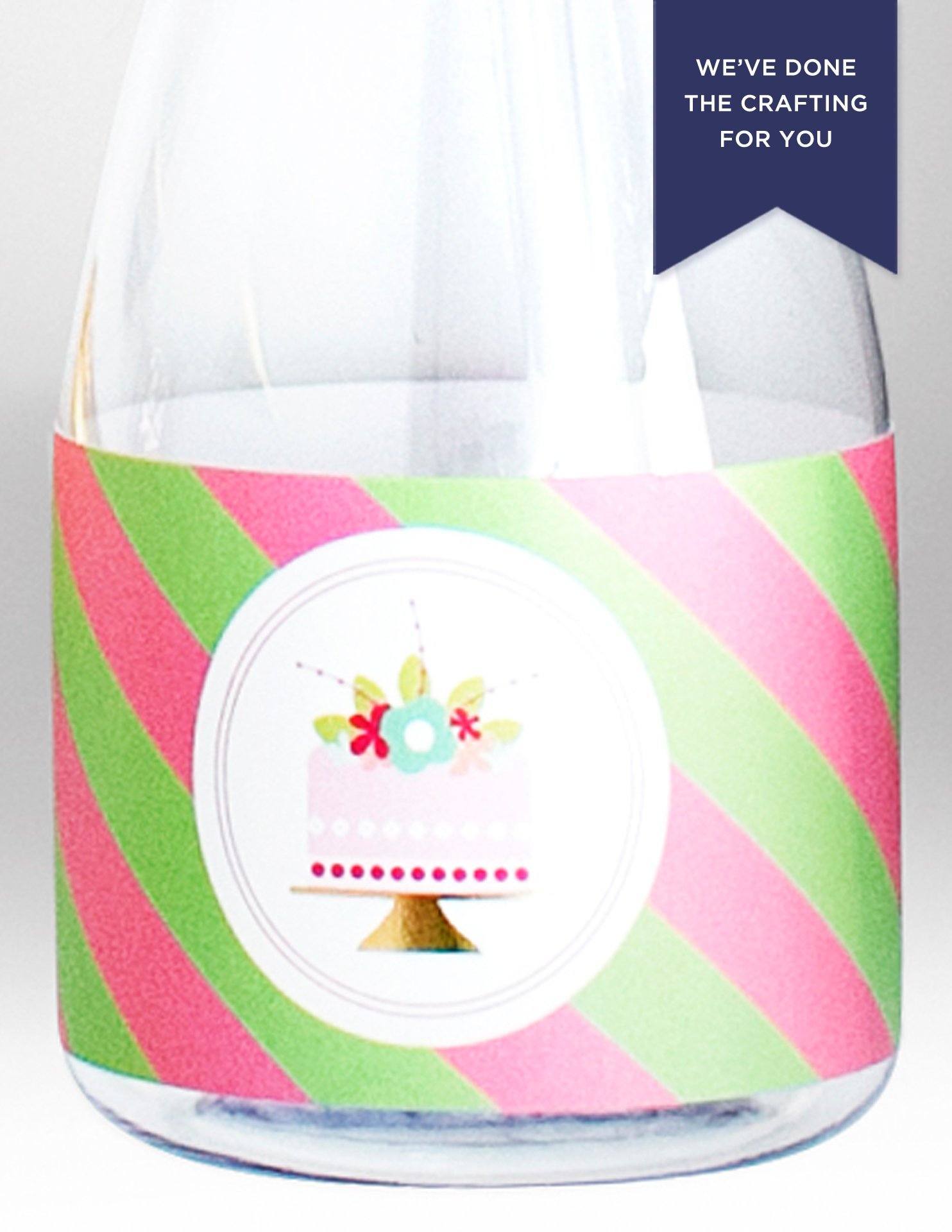first birthday milk bottle favors