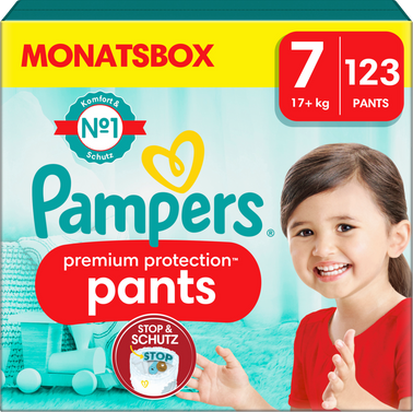 Pampers Baby-Dry PANTS Gr. 7 XXL +17kg (126 STK) Monatsbox