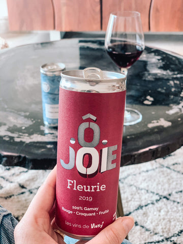 Vin en canette AOC Fleurie