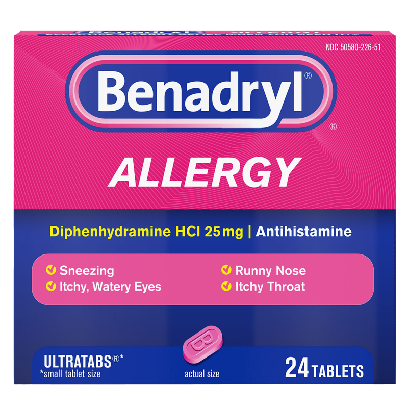 Benadryl Allergy Ultra Tablets 24ct - Peachtree Urgent Care product image