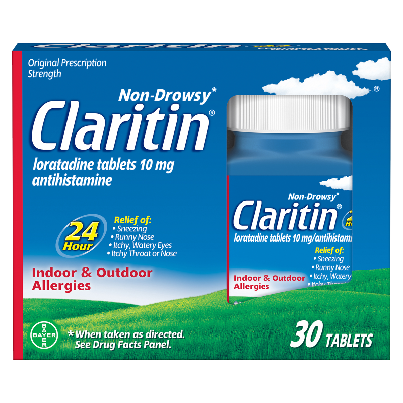 Claritin 24-Hour Non-Drowsy Allergy Relief Tablets 30ct - Peachtree Urgent Care product image