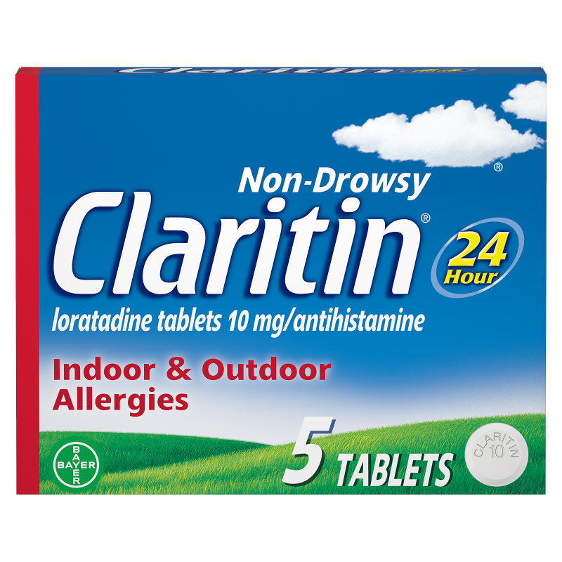 Claritin 24-Hour Non-Drowsy Allergy Relief Tablets 5ct - Peachtree Urgent Care product image