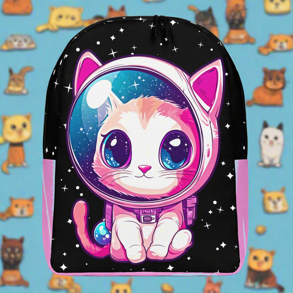 Mochi the Astro Kitten - Minimalist Backpack