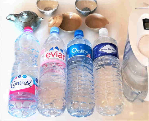 Evian Contrex Ondine eau minérale thé