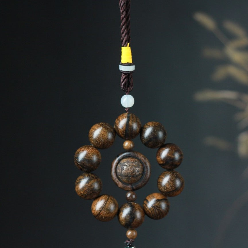 Bodhi Seed Buddha Beads Detail