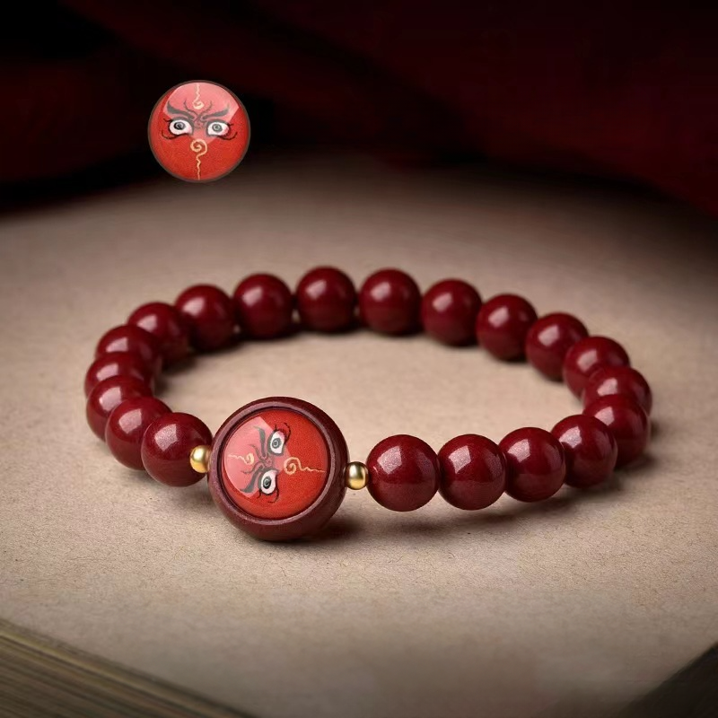 INNERVIBER Cinnabar Feng Shui Five Elements God of Wealth Porsperity Bracelet Bracelet INNERVIBER 11